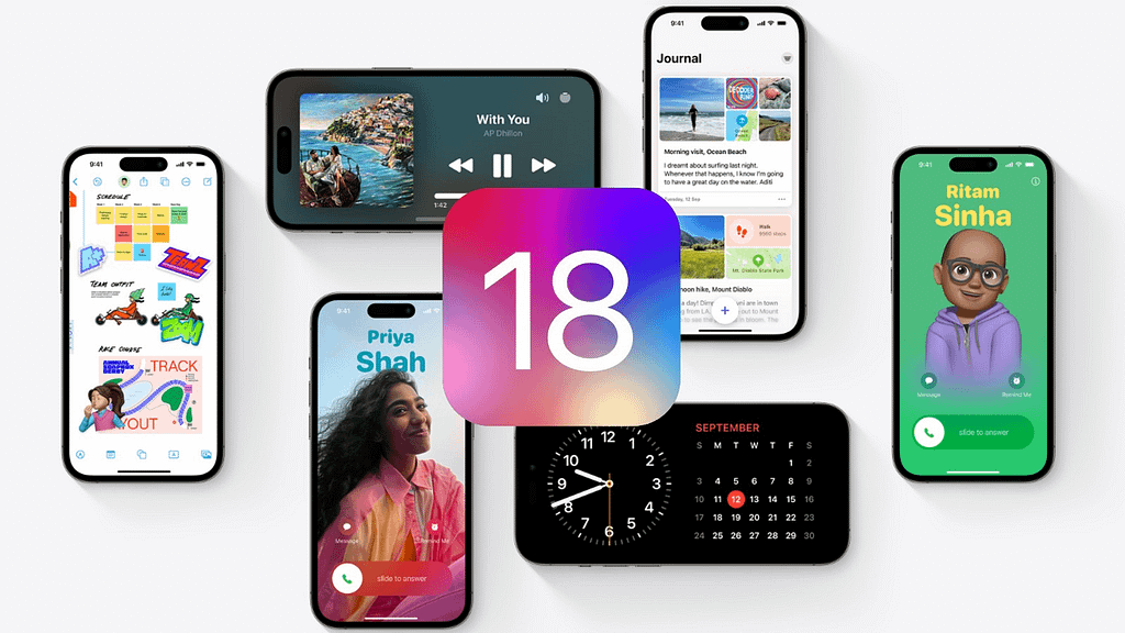 Compare the new updates between iOS 17 and iOS 18