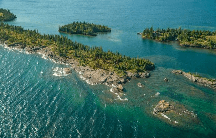 Best place for fishing in US: Lake superior