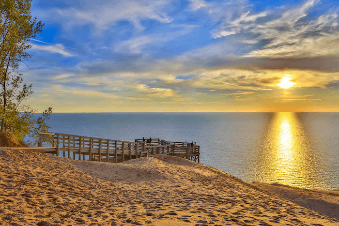 Best place for fishing in US: Lake Michigan